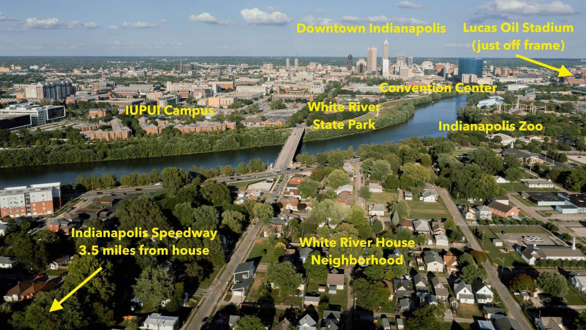 Villa 5 Mins To Speedway! Walk To Zoo, Wr Park, Iupui! Indianápolis Exterior foto